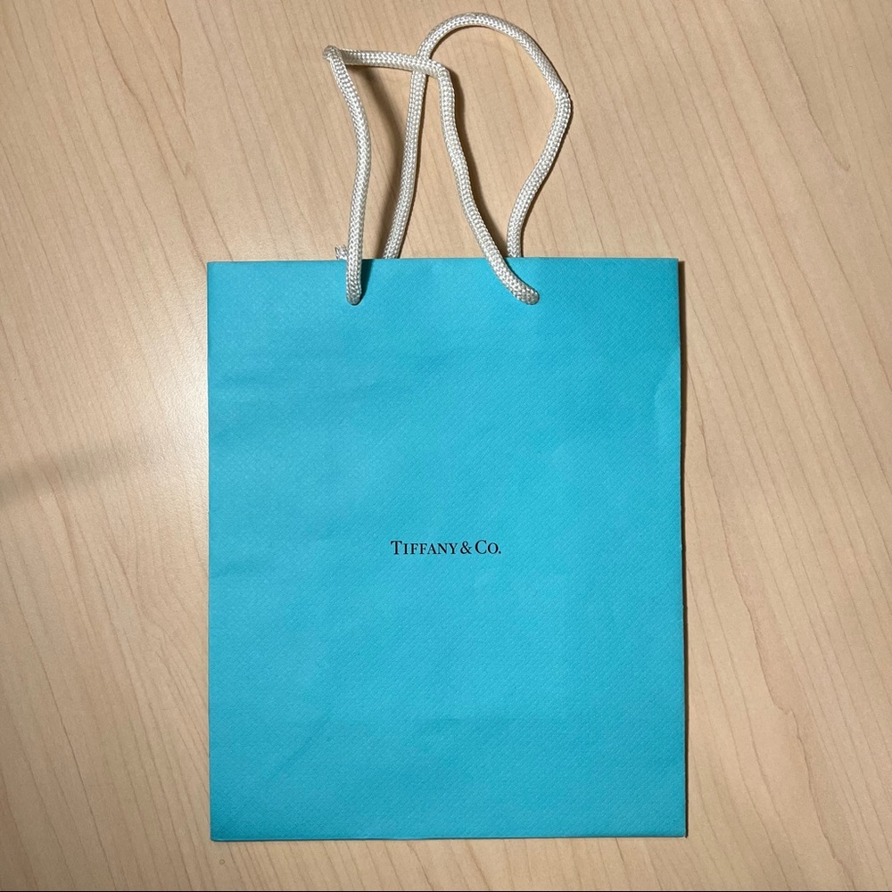Tiffany & Co.: Shopping Bag 🛍 Measurements: H 9.6” x L 7.8" x W 3.8"